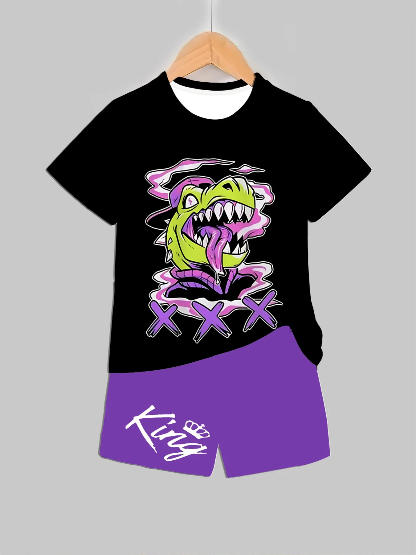 Baby Clothing For Girls - Nieuwe dinosaurus bedrukte outfits tops +