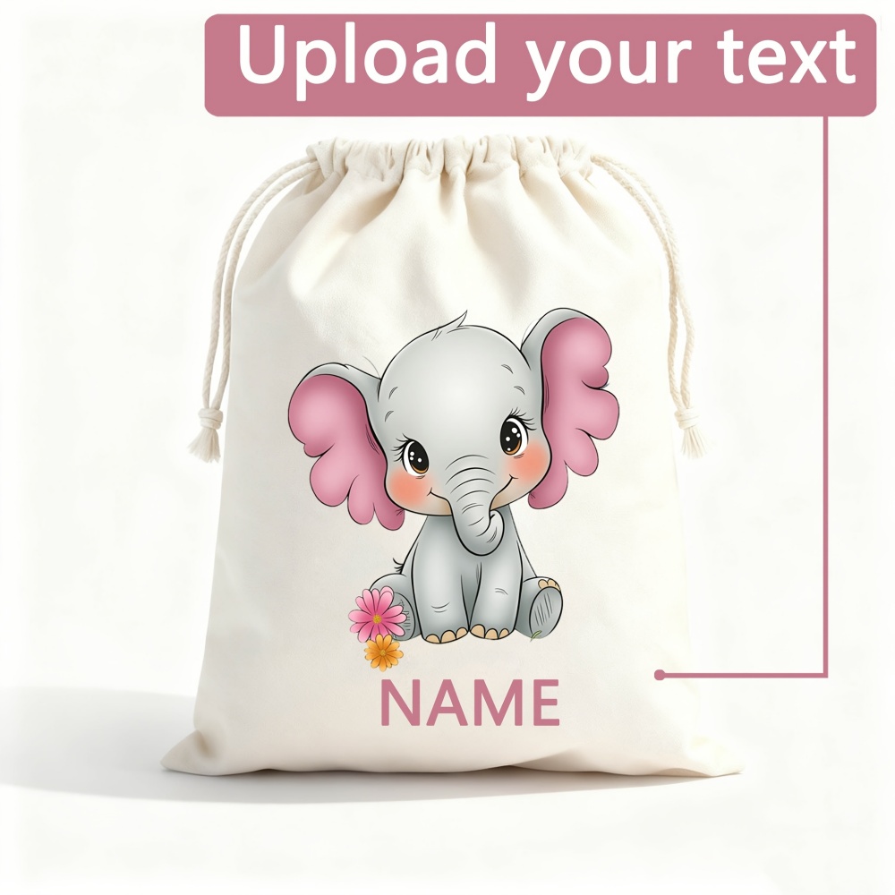 Baby Clothing Elephant - Op maat gemaakte cartoon babyolifant print
