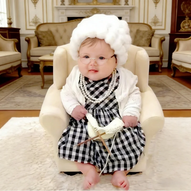 Baby Clothing Discount - pasgeboren fotografie rekwisieten baby meisje oma