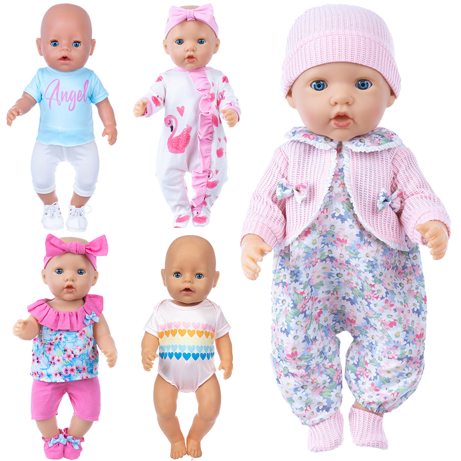 Baby Clothing For Girls - Poppenkleertjes voor 18 inch Reborn pop,