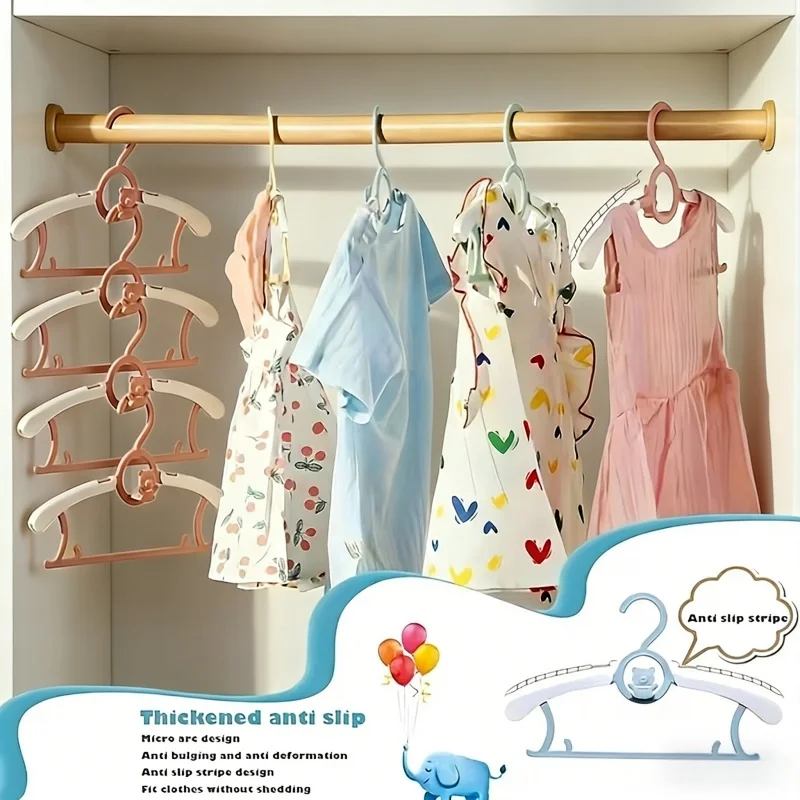 Baby Clothing Bundles - 30 stuks PP plastic babykledinghangers intrekbaar
