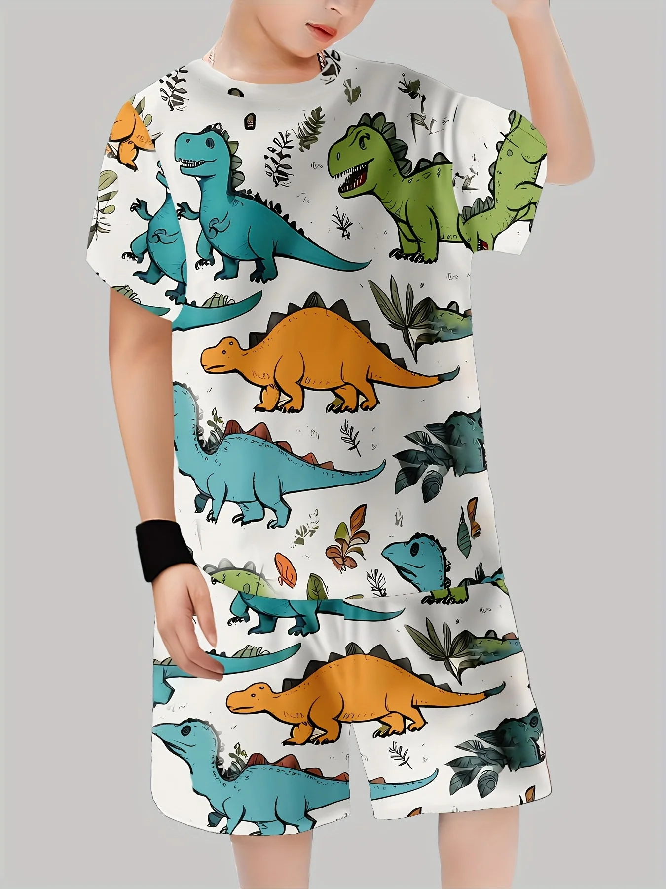 Nieuwe dinosaurus bedrukte out - Baby Clothing For Girls recensie en prijs