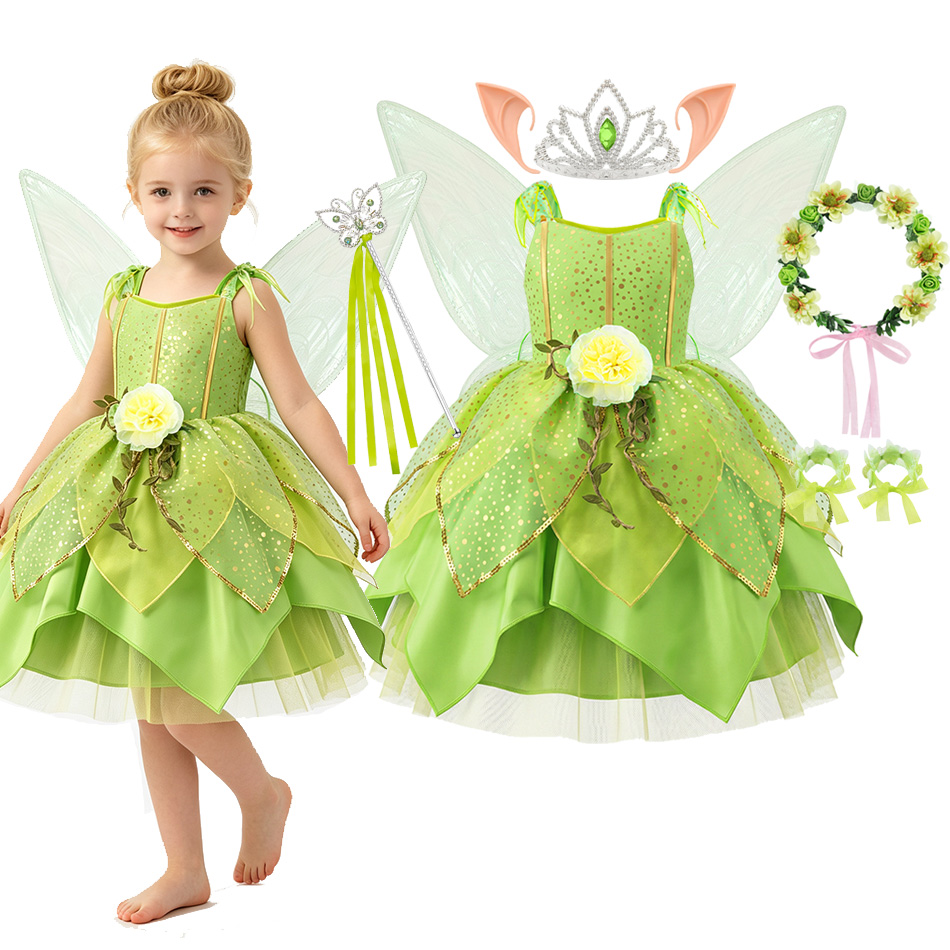 Meisjes Groene Bloemenfee Elfe - Baby Tutu Skirt recensie en prijs