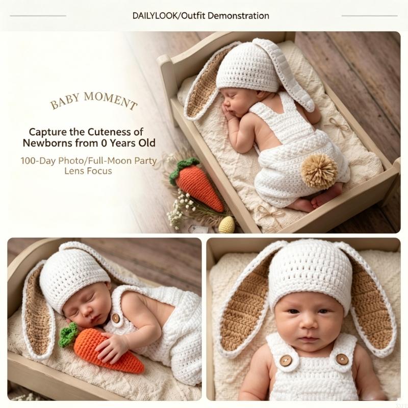 Gehaakte gebreide pasgeboren f - Baby Clothing Discount recensie en prijs