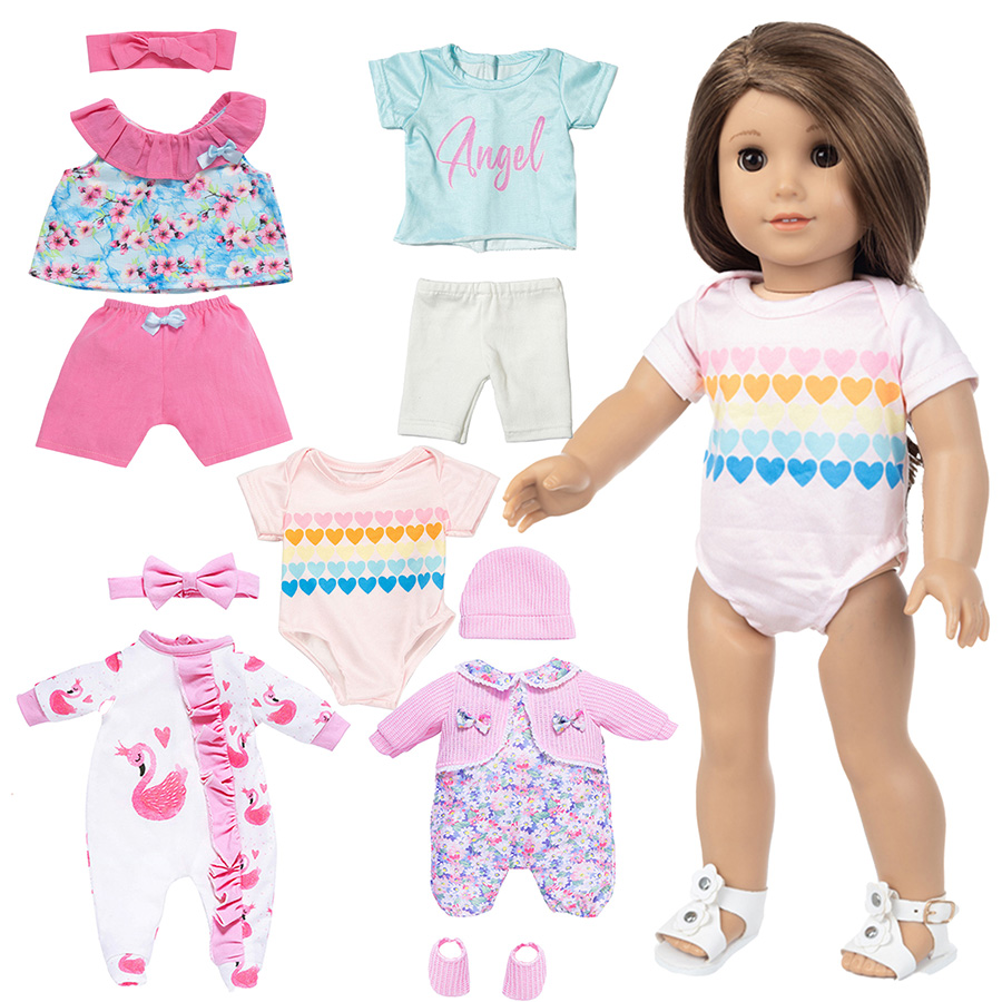 Poppenkleertjes voor 18 inch R - Baby Clothing For Girls recensie en prijs